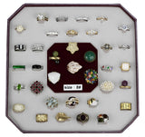 006-SIZE8 - Assorted Brass Ring with Assorted  in Assorted