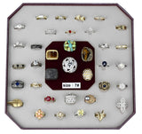 007-SIZE7 - Assorted Brass Ring with Assorted  in Assorted