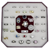 012-SIZE6 - Assorted Brass Ring with Assorted  in Assorted