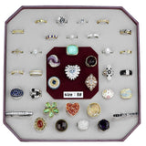 012-SIZE8 - Assorted Brass Ring with Assorted  in Assorted