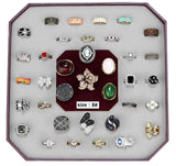 021-SIZE8 - Assorted Brass Ring with Assorted  in Assorted