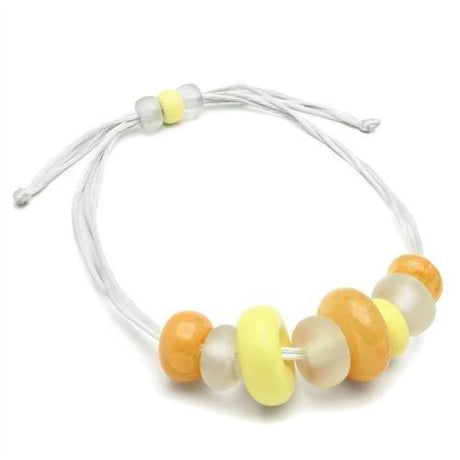 Resin Necklace with Synthetic Synthetic Stone in Multi Color