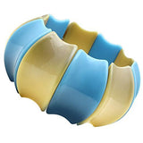 Resin Bracelet with Synthetic Synthetic Stone in Multi Color